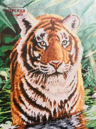 Фото набір для вишивання хрестиком Тигр ВК1151