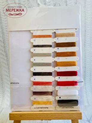 Фото набір для вишивання хрестиком Іграшки на ялинку