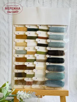 Фото набір для вишивання хрестиком Сім'я сов