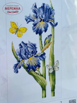 Фото набір для вишивання Лука-с Травневі іриси