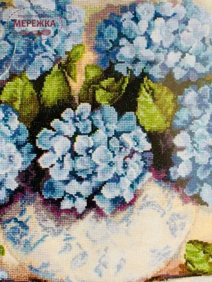 Фото набір для вишивання Лукас Гортензії ВА2328