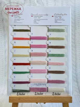 Фото набір для вишивання хрестиком скатертини FM003