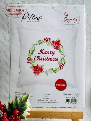 Фото набір для вишивання подушки Лукас РВ-175