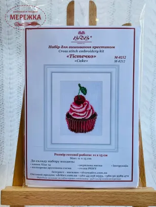 Фото набір для вишивання дитячий Тістечко