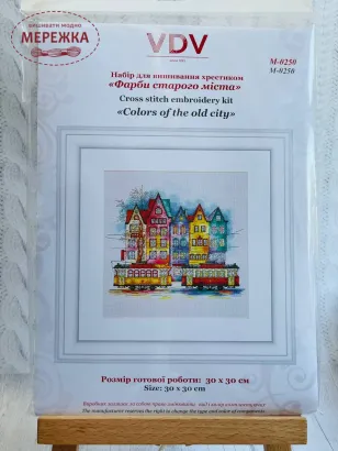 Фото набір для вишивання хрестиком Фарби старого міста