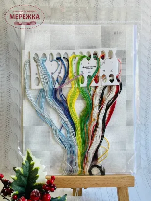 Набір для вишивання новорічних іграшок Я люблю сніг 1661