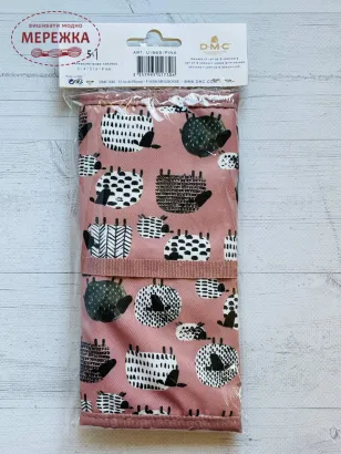 Фото набір гачків ДМС у рожевому футлярі