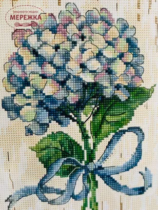 Фото набір для вишивання Гортензія