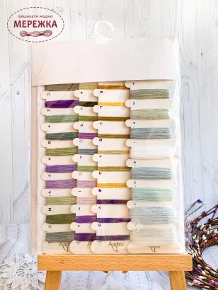 Фото набір для вишивання Lucas Іриси B2367