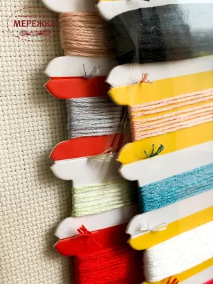 Фото набір для вишивання хрестиком Мережка На приданому