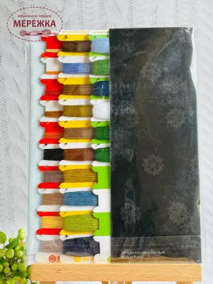 Фото набір для вишивання хрестиком Мережка Робіни