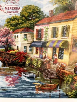 Фото набір для вишивання Мережка Сільські магазини К-174