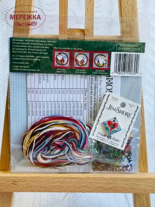 Фото набір для вишивання МіллХілл Святий Миколай