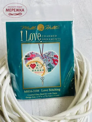 Набір для вишивання МіллХілл Люблю вишивати