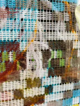 Фото набір для вишивання вертикальним стібком І-044