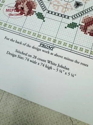 Heirloom Embroideries ключ до схеми Nana's Little Treasures HE-NT