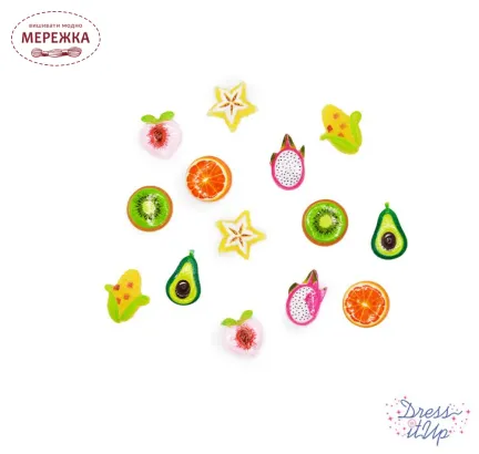 Фото Dress It Up набір пришивних декоративних гудзиків Natures Treats 987950