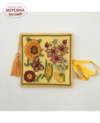 Фото Набір для вишивання хрестиком Le Bonheur des Dames Etui A Aiguilles Fleurs Jaunes 3477