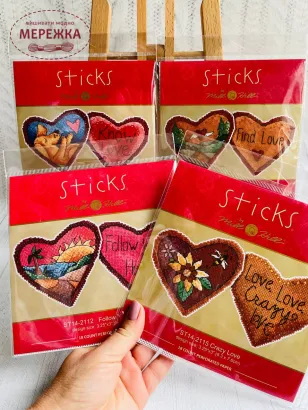 Фото набори для вишивання Mill Hill серця