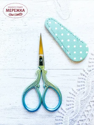 Фото ножиці кольорові+чохол