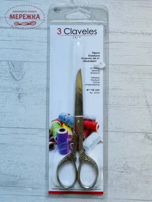 Фото ножиці кравецькі Клавелес 00070