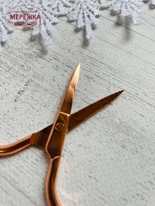 Фото ножиці Фейбо золотисті