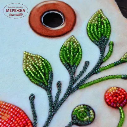 Фото Набір для вишивання бісером TelaArtis Барви осені-3 (грибочки) NV-403