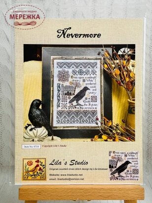 Фото Lila's Studio Схема для вишивання Nevermore 0718