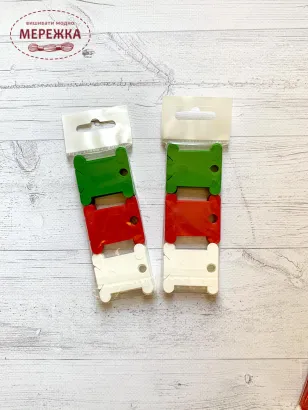 Фото бобінки пластикові кольорові, 30 штук