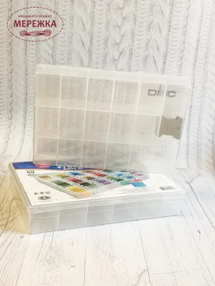 Фото органайзер для муліне ДМС+бобінки