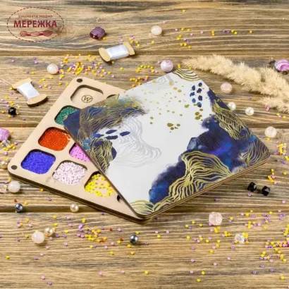 Фото Органайзер для бісеру WonderlandCrafts з кришкою FLZB-233