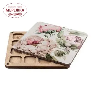 Фото Органайзер для бісеру WonderlandCrafts для бісеру з кришкою FLZB-237