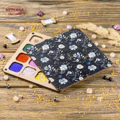 Фото Органайзер для бісеру WonderlandCrafts з кришкою FLZB-241