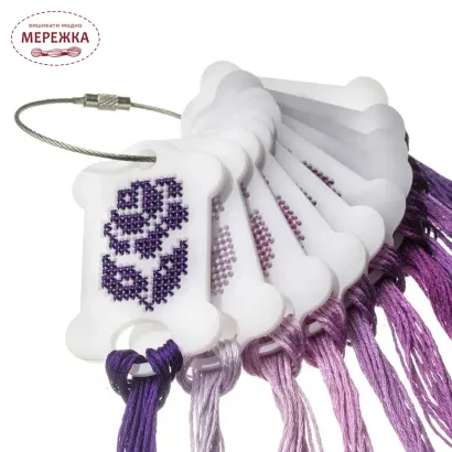 Фото Органайзер для муліне WonderlandCrafts 10шт+кільце, "Бобінка" FLZ(S)-111