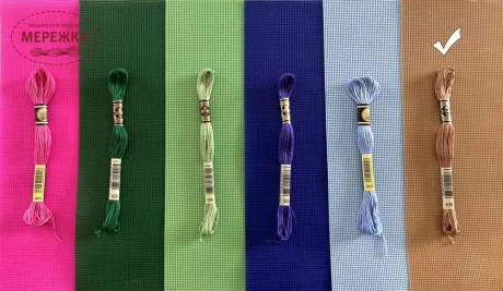 Китай пластикова №14, колір коричневий РС436 фото