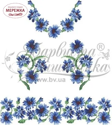 Фото Сукня дитяча ПД027 Волошки