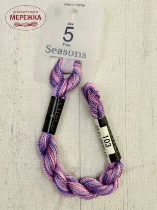 Фото COSMO Seasons Embroidery Thread #5, 25m 103