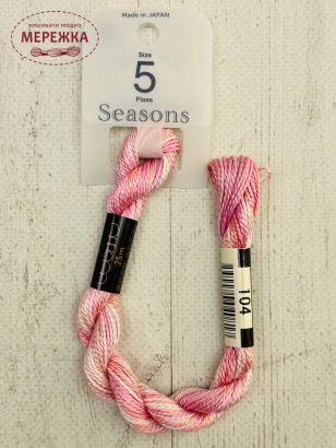 Фото COSMO Seasons Embroidery Thread #5, 25m 104