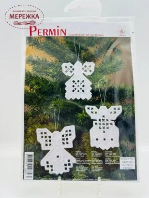 Фото Permin набір для вишивання в техніці хардангер 01-2632