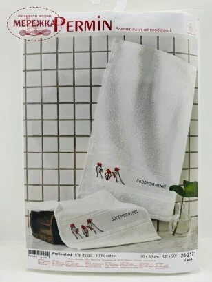 Фото Набір Permin Рушник Добрий ранок! 28-2171