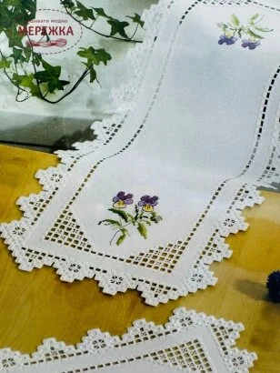 Фото Permin набір для вишивання в техніці хардангер 63-2853