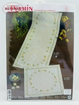 Фото Permin набір для вишивання в техніці хардангер 75-1857