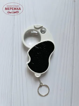 Фото Лупа Китай кишенькова, з лед-підсвіткою 987616