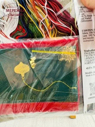 Фото Набір для вишивання хрестиком Le Bonheur des Dames Tableau Abecedaire Noel 2683