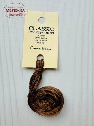 Фото Муліне ручного фарбування Classic Colorworks Cocoa Bean CCT-172