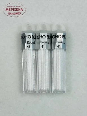 Фото Бісер TOHO Round 11/0, 4 гр.Opaque White TR-11-41