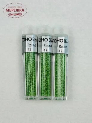 Фото Бісер TOHO Round 11/0, 4 гр.Opaque Mint Green TR-11-47