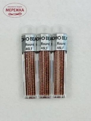 Фото Бісер TOHO Round 11/0, 4 гр.Opaque Frosted Terra Cotta TR-11-46LF