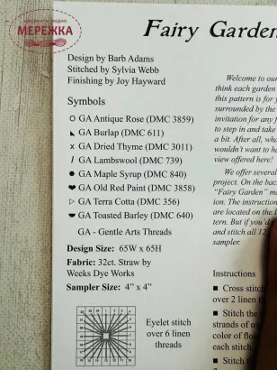 Фото Blackbird Designs ключ Fairy Garden. Garden Club Series #11