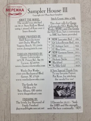 Фото Plum Street Samplers ключ Sampler House 3